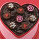 Baskin-Robbins heart-shaped cake